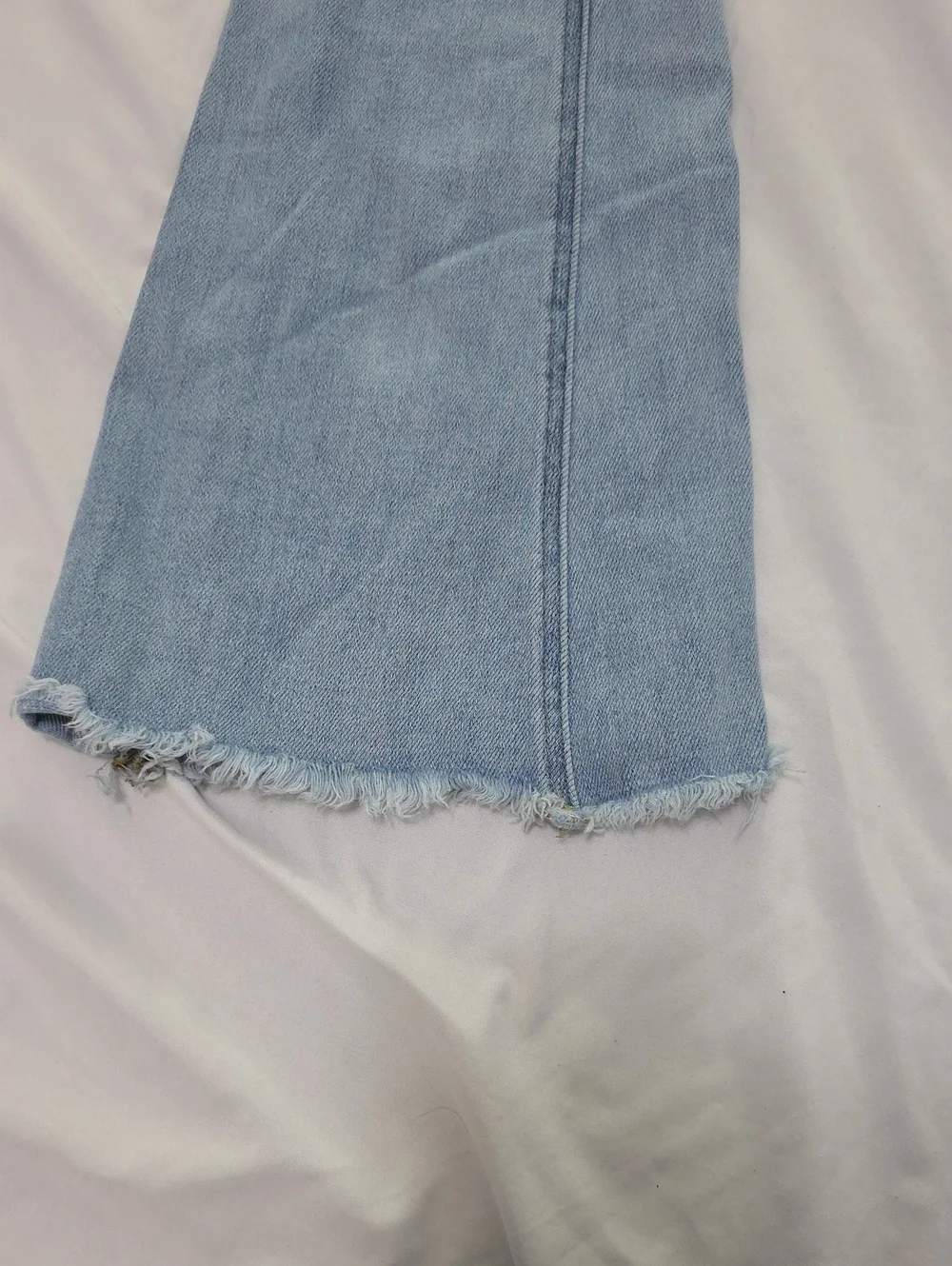 Flying Monkey Light Blue Distressed Flare Jeans